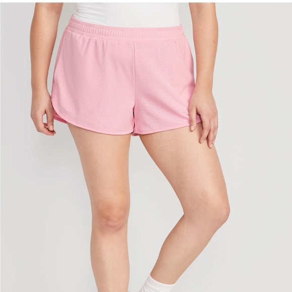 NWT OLD NAVY Mid-Rise StretchTech Dolphin-Hem Run Shorts -- 3-inch inseam - Picture 5 of 9